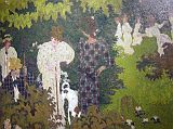 Paris Musee D'Orsay Pierre Bonnard 1892 Twilight The Game of Croquet 